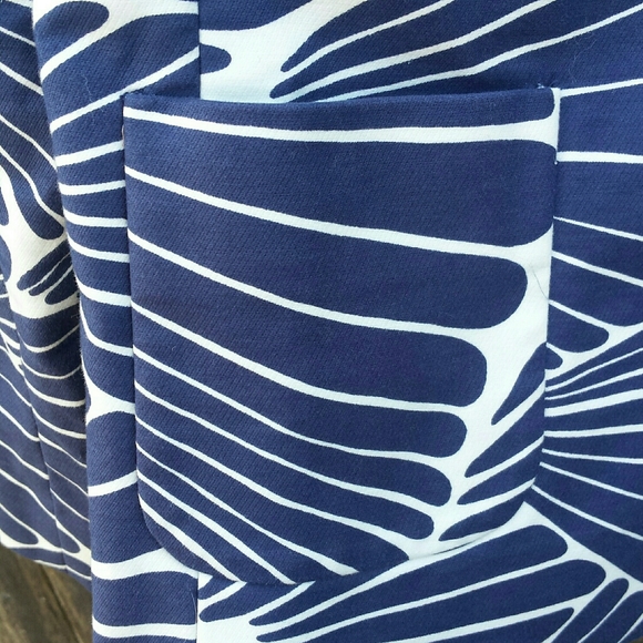 J Crew Navy White Fanfare Cropped Blazer 2 - Picture 7 of 14